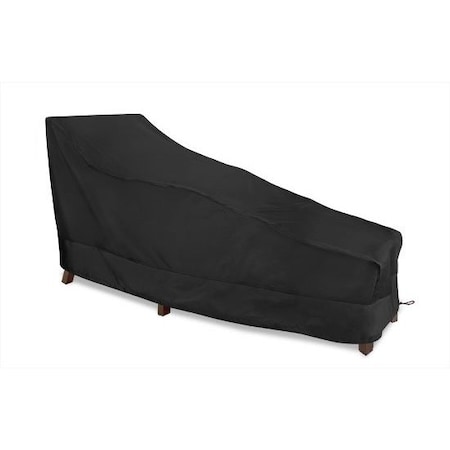 Eevelle Meridian Day Chaise Lounge Cover, Black, 34 in L x 30 in W x 82 in H MDCHSLNG_34W_82L_30H-BLK